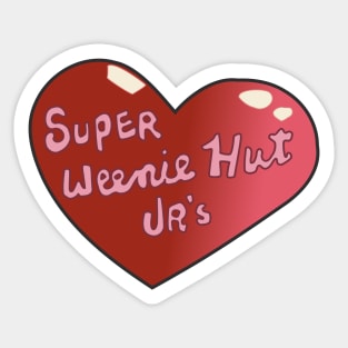 Super Weenie Hut Juniors Sticker